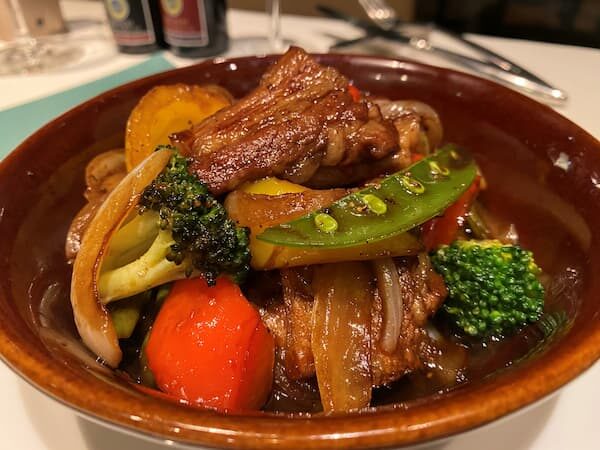 豚バラと夏野菜のバルサミコソテー