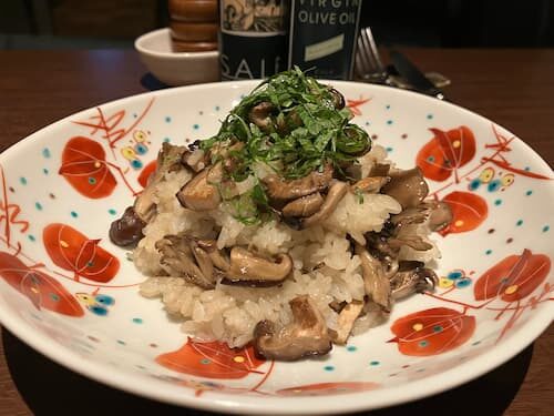 きのこ炒めご飯