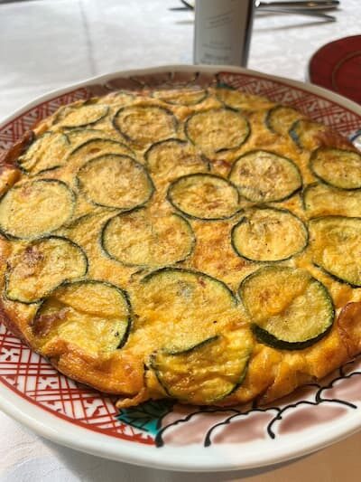ズッキーニのイタリアンオムレツ
